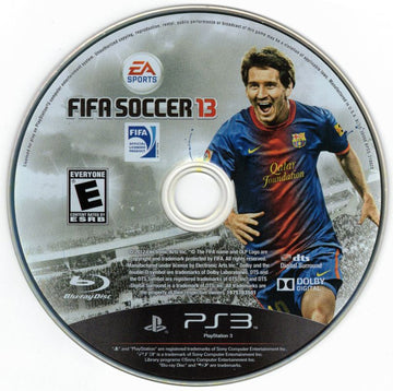 
FIFA Soccer 13 | PlayStation 3 | physical media | Data by MobyGames.com