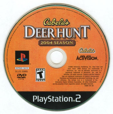 
Cabela's Deer Hunt: 2004 Season | PlayStation 2 | physical media | Region: North America | source-country=Canada,United States | Data by MobyGames.com