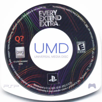 Every Extend Extra | PSP | physical media | region=North America | source-country=United States | zypher-v2 | moby-f8002159bb74 | Data by MobyGames.com