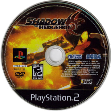 
Shadow the Hedgehog | PlayStation 2 | physical media | Region: North America | source-country=United States | Data by MobyGames.com