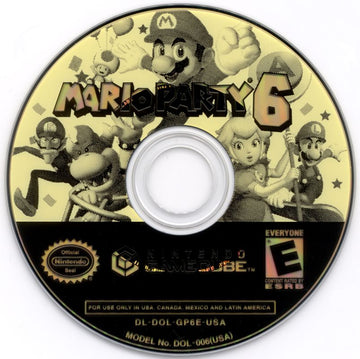 Mario Party 6 | GameCube | physical media | region=North America | source-country=Canada,Mexico,Other,United States | zypher-v2 | moby-cb6e1bcab63b | Data by MobyGames.com