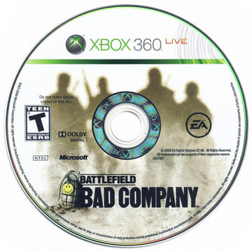 Battlefield: Bad Company | Xbox 360 | physical media | region=North America | source-country=United States | zypher-v2 | moby-0aec1d5eafba | Data by MobyGames.com