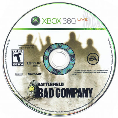 Battlefield: Bad Company | Xbox 360 | physical media | region=North America | source-country=United States | zypher-v2 | moby-0aec1d5eafba | Data by MobyGames.com