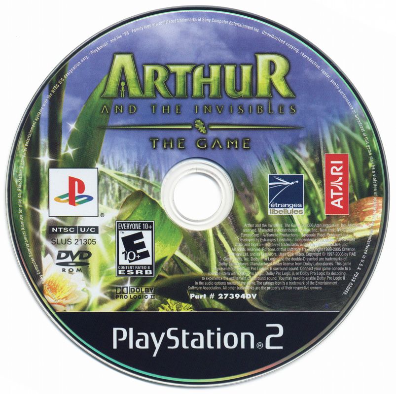 Arthur and the Invisibles: The Game | PlayStation 2 | physical media | region=North America | source-country=United States | zypher-v2 | moby-d2c40d3f58f3 | Data by MobyGames.com