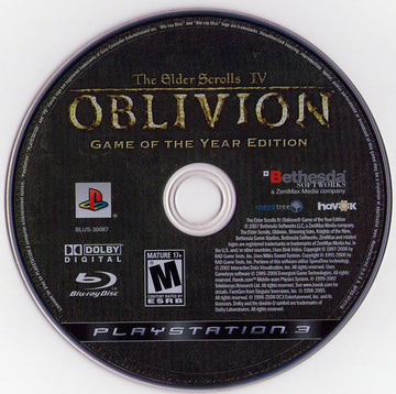 
The Elder Scrolls IV: Oblivion - Game of the Year Edition | PlayStation 3 | physical media | Data by MobyGames.com
