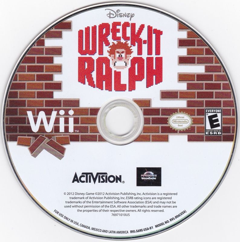 Wreck-It Ralph | Wii | physical media | Region: North America | source-country=United States | Data by MobyGames.com