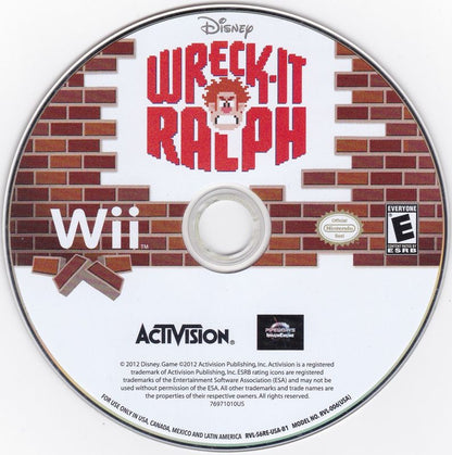 
Wreck-It Ralph | Wii | physical media | Region: North America | source-country=United States | Data by MobyGames.com