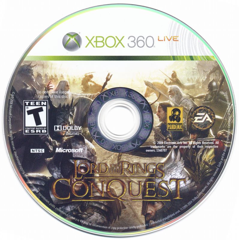 
The Lord of the Rings: Conquest | Xbox 360 | physical media | Data by MobyGames.com