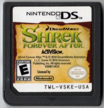 
Shrek Forever After: The Final Chapter | Nintendo DS | game disc 1 of 1 | Data by MobyGames.com