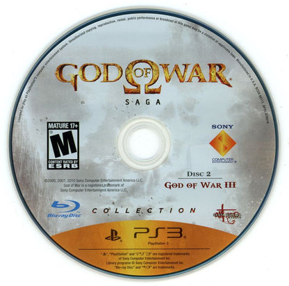 
God of War: Saga | PlayStation 3 | game disc 2 of 2 | Data by MobyGames.com