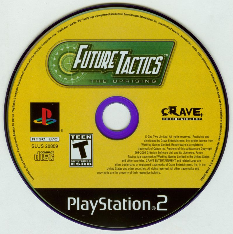 Future Tactics: The Uprising | PlayStation 2 | physical media | region=North America | source-country=Canada,United States | zypher-v2 | moby-7edc8a244fe8 | Data by MobyGames.com