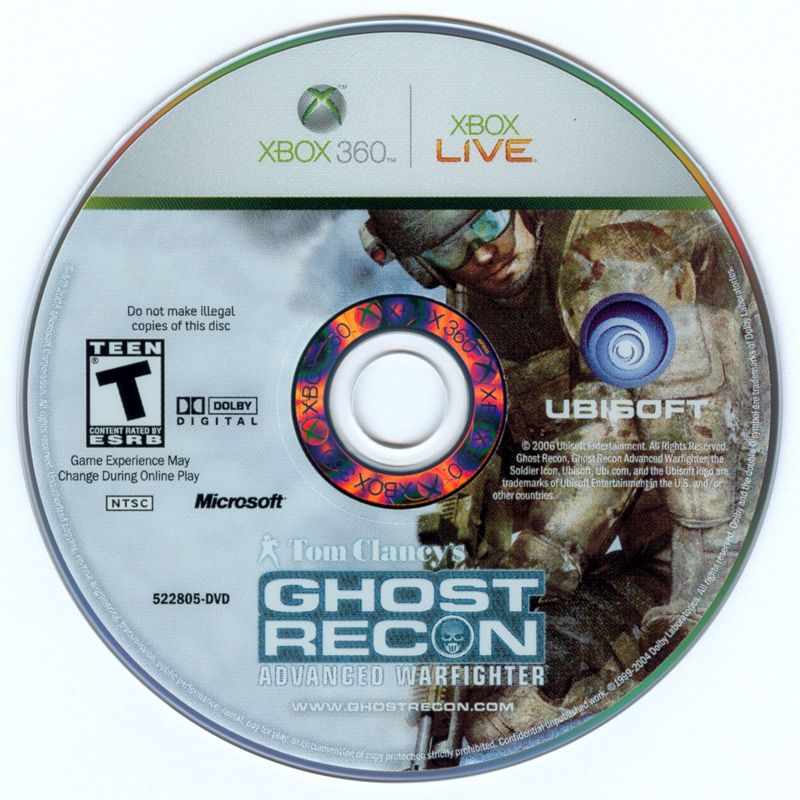 Tom Clancy's Ghost Recon: Advanced Warfighter | Xbox 360 | physical media | region=North America | source-country=United States | zypher-v2 | moby-9179bdd09dea | Data by MobyGames.com