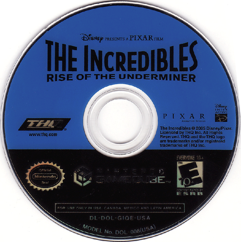 
The Incredibles: Rise of the Underminer | GameCube | physical media | Data by MobyGames.com