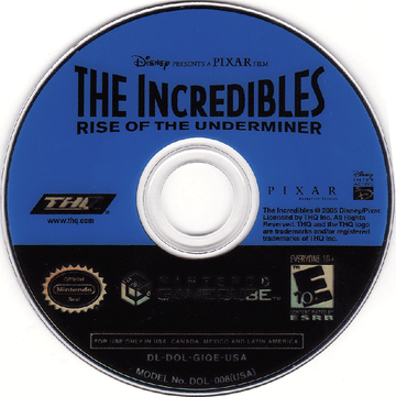
The Incredibles: Rise of the Underminer | GameCube | physical media | Data by MobyGames.com