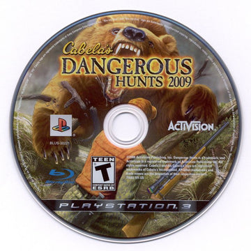 
Cabela's Dangerous Hunts 2009 | PlayStation 3 | physical media | Region: North America | source-country=United States | Data by MobyGames.com