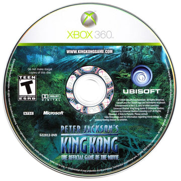 Peter Jackson's King Kong: The Official Game of the Movie | Xbox 360 | physical media | region=North America | source-country=Canada,United States | zypher-v2 | moby-de5169ed2f9a | Data by MobyGames.com
