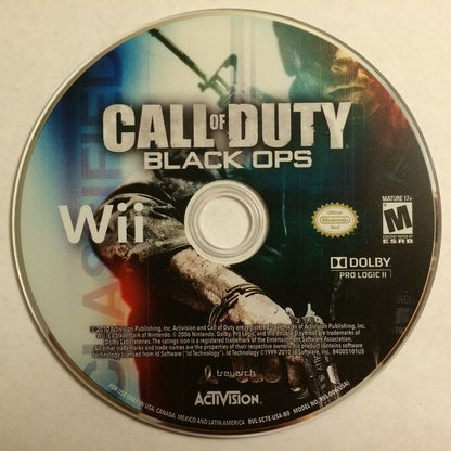 Call of Duty: Black Ops | Wii | physical media | region=North America | source-country=United States | zypher-v2 | moby-b25051212476 | Data by MobyGames.com