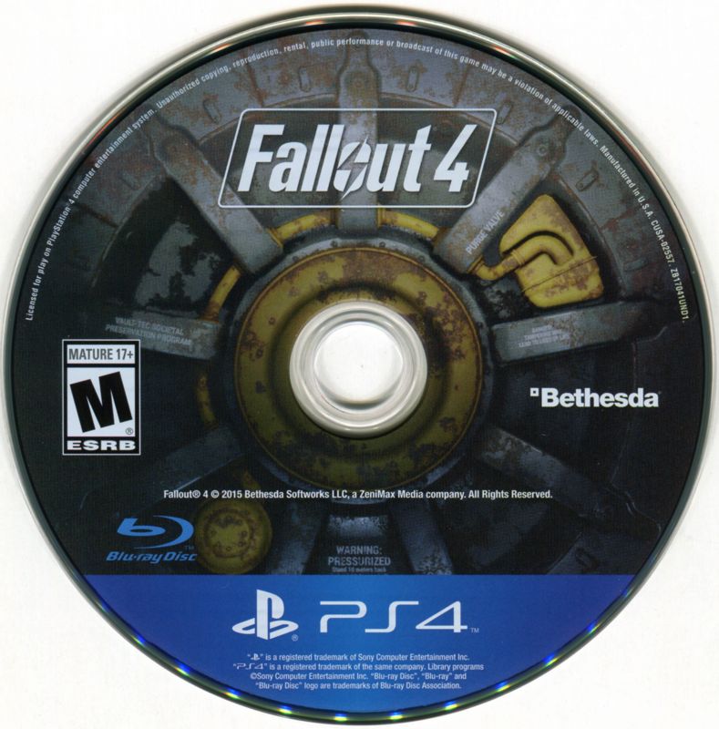 
Fallout 4 | PlayStation 4 | physical media | Data by MobyGames.com