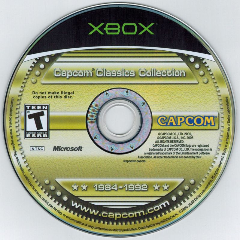 Capcom Classics Collection | Xbox | physical media | region=North America | source-country=United States | zypher-v2 | moby-97a759075d24 | Data by MobyGames.com