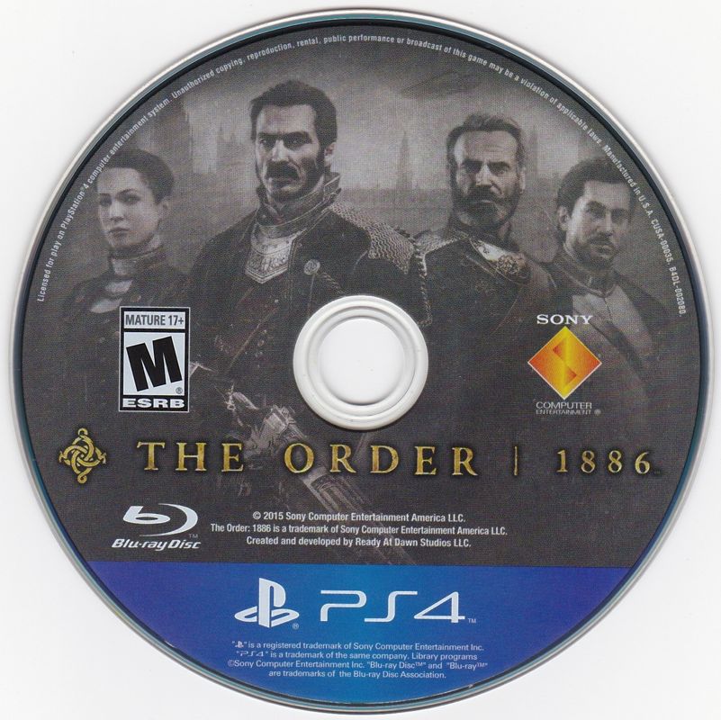 
The Order: 1886 | PlayStation 4 | physical media | Data by MobyGames.com