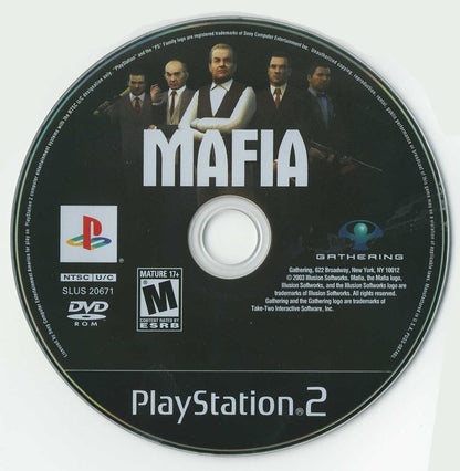 
Mafia | PlayStation 2 | physical media | Region: North America | source-country=United States | Data by MobyGames.com