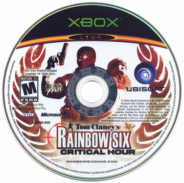 Tom Clancy's Rainbow Six: Critical Hour | Xbox | physical media | region=North America | source-country=United States | zypher-v2 | moby-89da743eaaea | Data by MobyGames.com