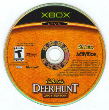 
Cabela's Deer Hunt: 2004 Season | Xbox | physical media | Data by MobyGames.com