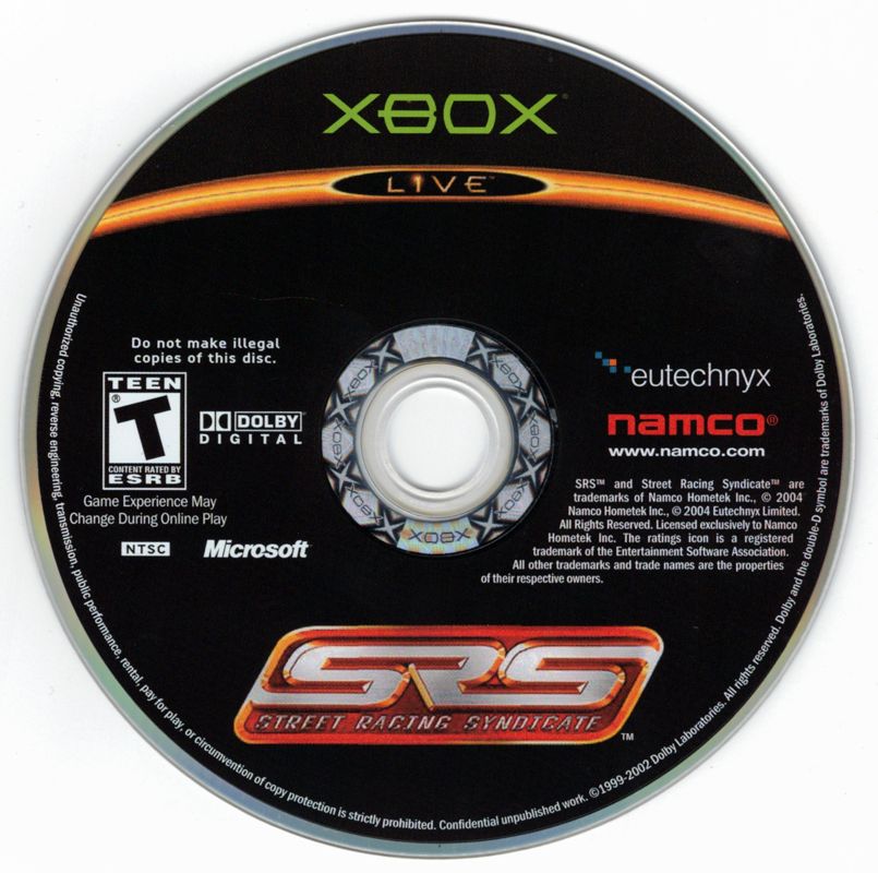 
SRS: Street Racing Syndicate | Xbox | physical media | Data by MobyGames.com