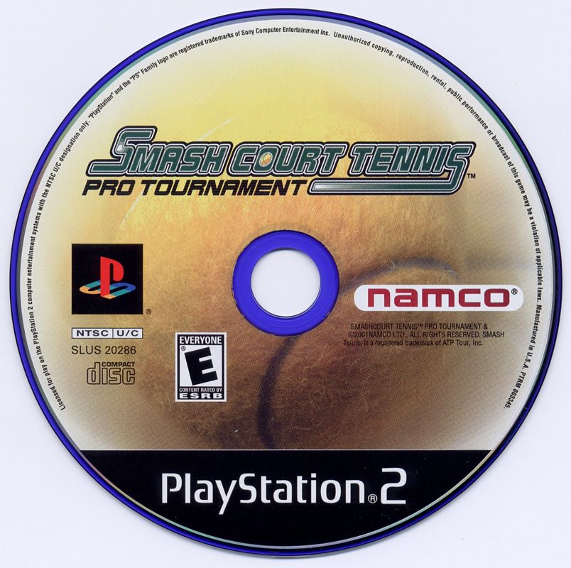 Smash Court Tennis: Pro Tournament | PlayStation 2 | physical media | region=North America | source-country=Canada,United States | zypher-v2 | moby-46f702f1920a | Data by MobyGames.com