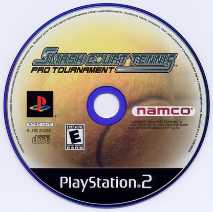 Smash Court Tennis: Pro Tournament | PlayStation 2 | physical media | region=North America | source-country=Canada,United States | zypher-v2 | moby-46f702f1920a | Data by MobyGames.com