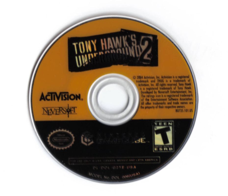 Tony Hawk's Underground 2 | GameCube | physical media | region=North America | source-country=United States | zypher-v2 | moby-9e9002ba26ba | Data by MobyGames.com