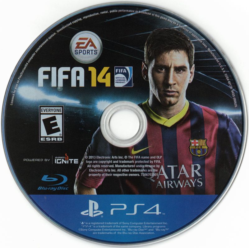 
FIFA 14 | PlayStation 4 | physical media | Data by MobyGames.com