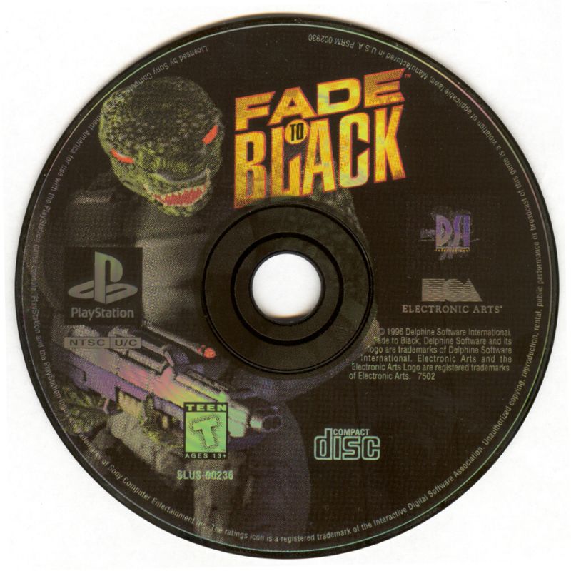 Fade to Black | PlayStation | physical media | Region: North America | source-country=United States | Data by MobyGames.com