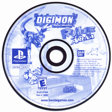 Digimon Rumble Arena | PlayStation | physical media | region=North America | source-country=Canada,United States | zypher-v2 | moby-2b8f2f6ecf4e | Data by MobyGames.com