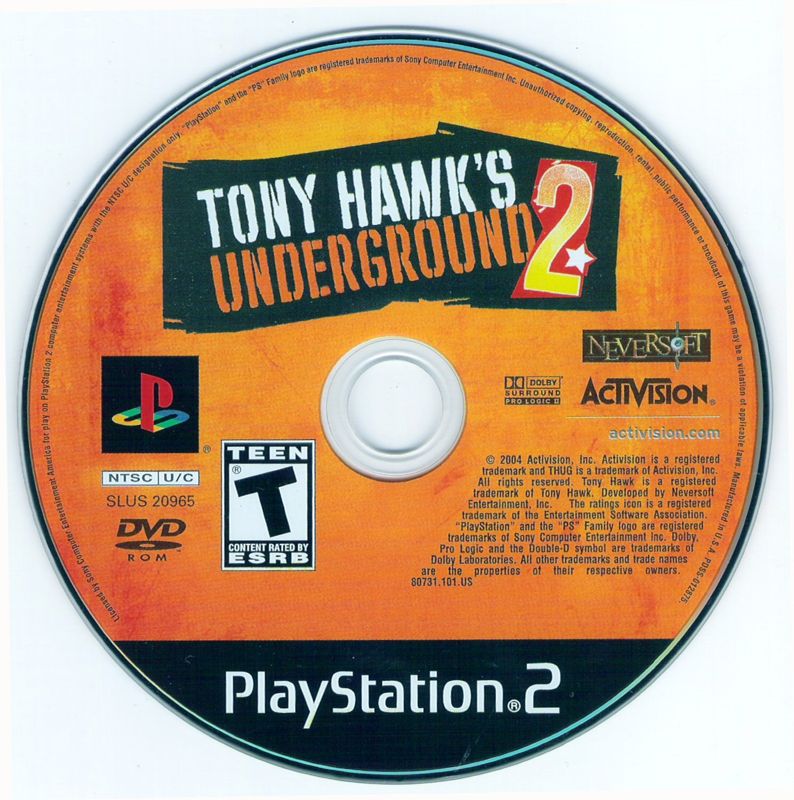 Tony Hawk's Underground 2 | PlayStation 2 | physical media | region=North America | source-country=Canada,United States | zypher-v2 | moby-998ff3fbed01 | Data by MobyGames.com