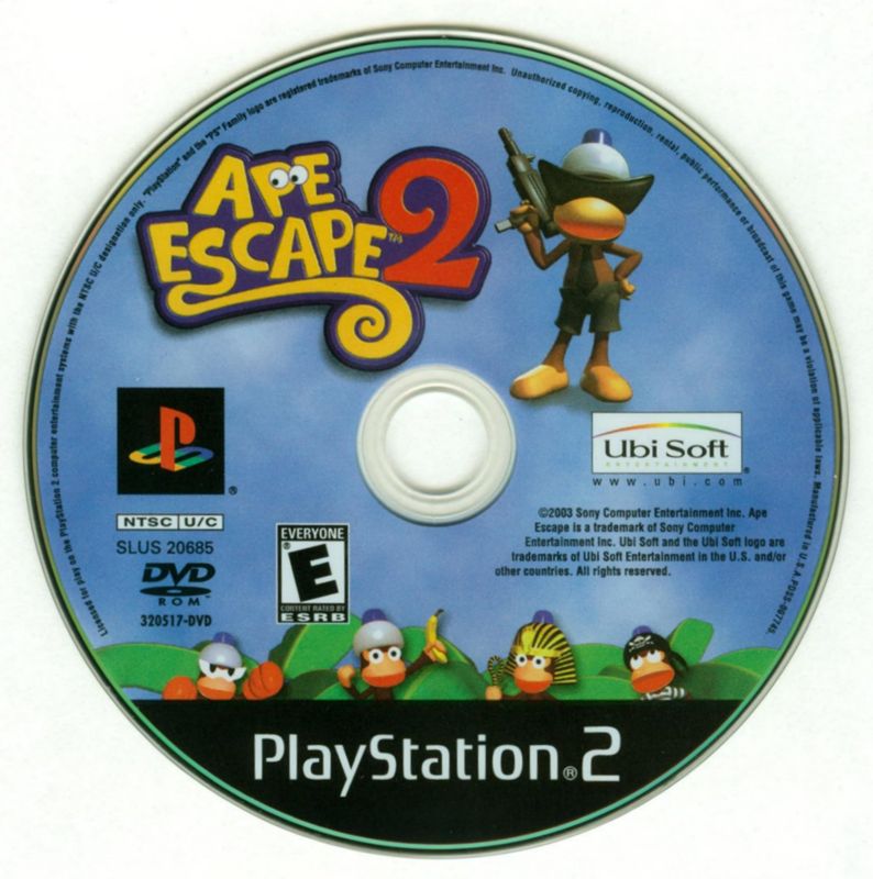 
Ape Escape 2 | PlayStation 2 | physical media | Region: North America | source-country=Canada,United States | Data by MobyGames.com