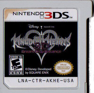 
Kingdom Hearts 3D: Dream Drop Distance | Nintendo 3DS | game disc 1 of 1 | Data by MobyGames.com