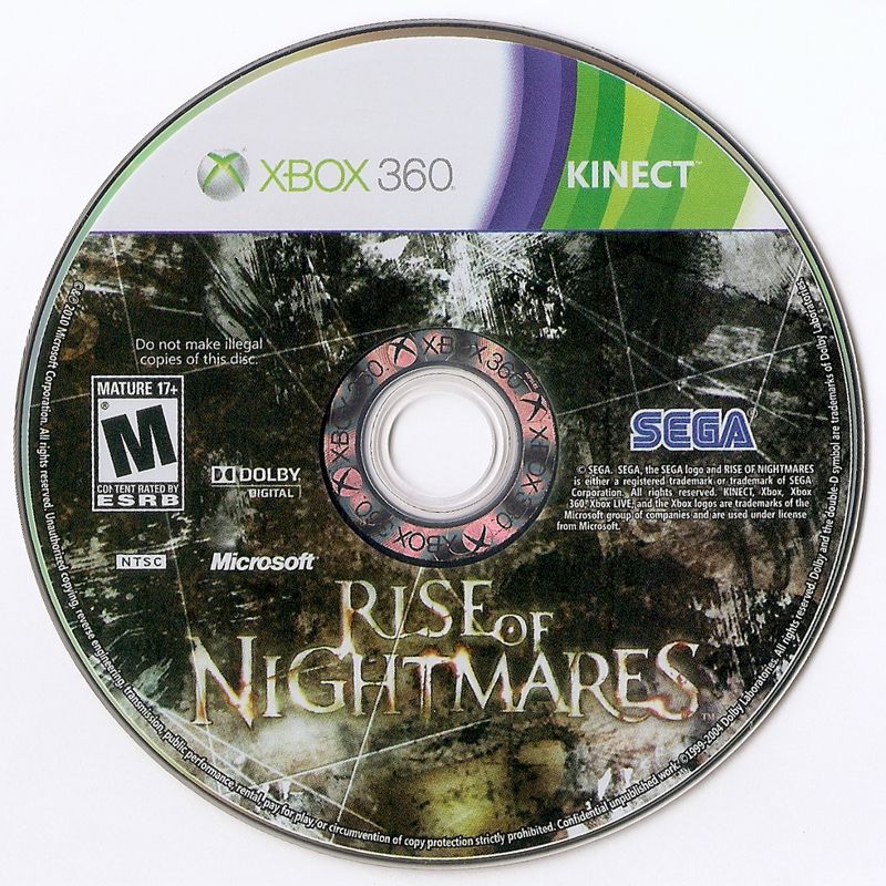 
Rise of Nightmares | Xbox 360 | physical media | Data by MobyGames.com