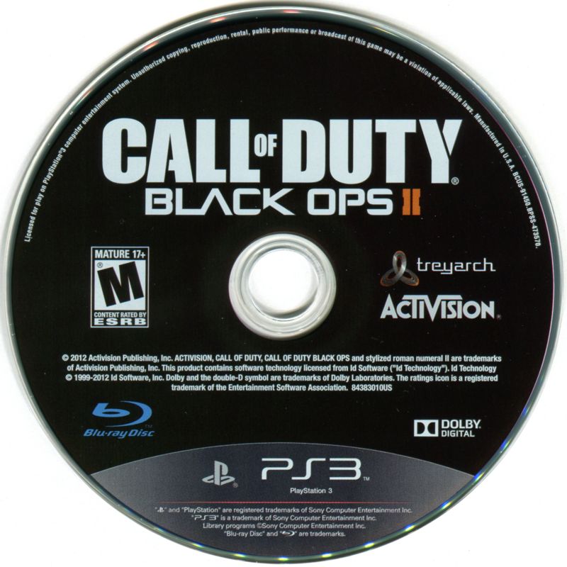 Call of Duty: Black Ops II | PlayStation 3 | physical media | region=North America | source-country=United States | zypher-v2 | moby-f4d214f4e820 | Data by MobyGames.com