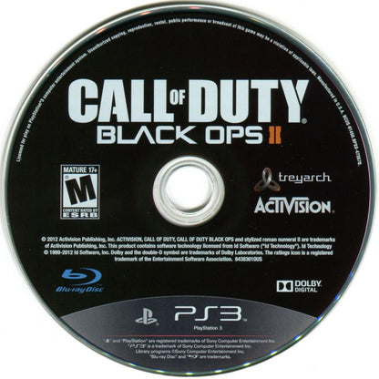 Call of Duty: Black Ops II | PlayStation 3 | physical media | region=North America | source-country=United States | zypher-v2 | moby-f4d214f4e820 | Data by MobyGames.com