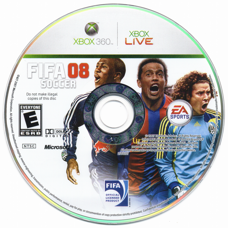 FIFA Soccer 08 | Xbox 360 | physical media | region=North America | source-country=United States | zypher-v2 | moby-28d9274024df | Data by MobyGames.com