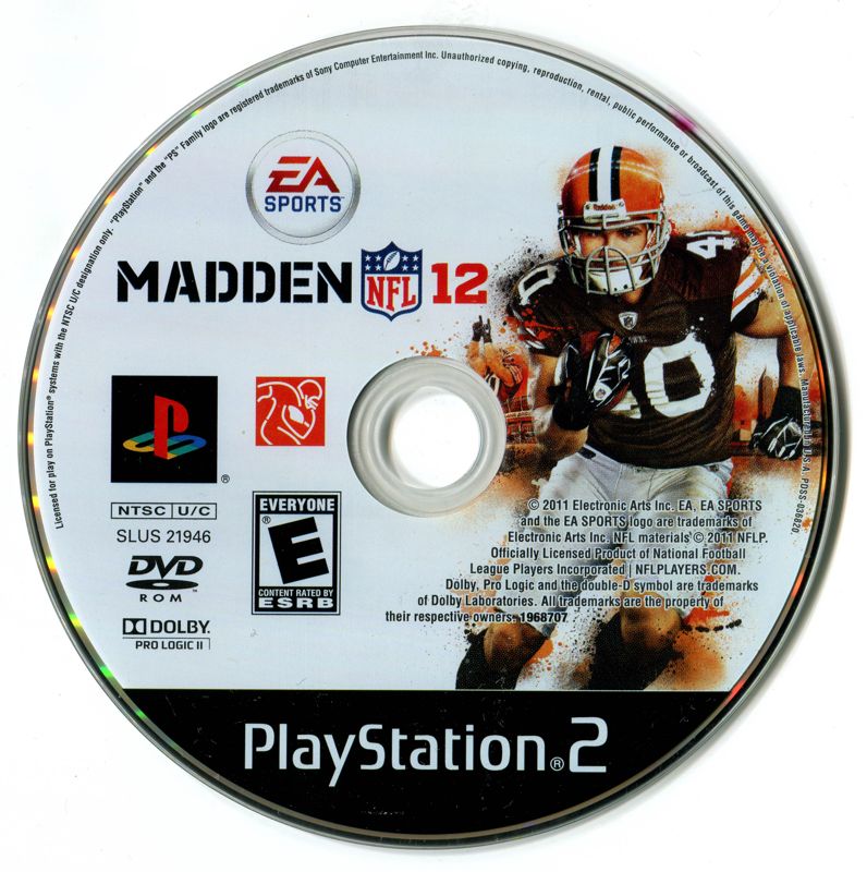 
Madden NFL 12 | PlayStation 2 | physical media | Region: North America | source-country=United States | Data by MobyGames.com