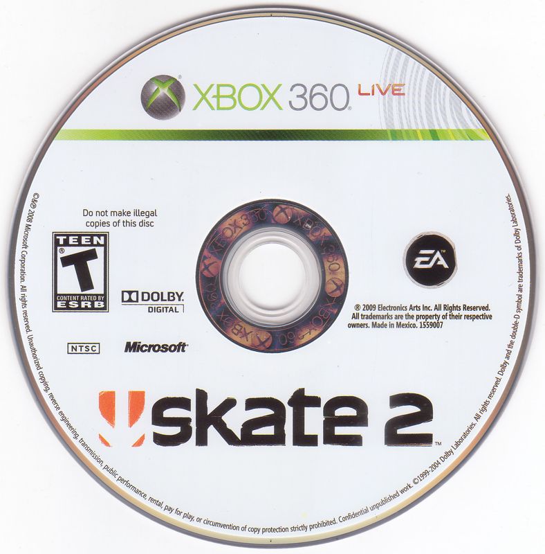 skate 2 | Xbox 360 | physical media | region=North America | source-country=United States | zypher-v2 | moby-45530330eecb | Data by MobyGames.com