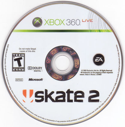 skate 2 | Xbox 360 | physical media | region=North America | source-country=United States | zypher-v2 | moby-45530330eecb | Data by MobyGames.com