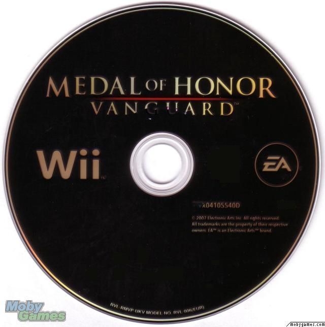 Medal of Honor: Vanguard | Wii | physical media | region=North America | source-country=Canada,United States | zypher-v2 | moby-c9c7c35723c5 | Data by MobyGames.com