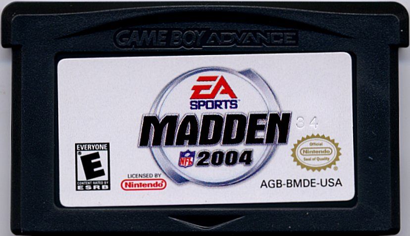Madden NFL 2004 | Game Boy Advance | physical media | region=North America | source-country=Canada,United States | zypher-v2 | moby-9c5a716c6956 | Data by MobyGames.com
