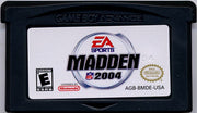 Madden NFL 2004 | Game Boy Advance | physical media | region=North America | source-country=Canada,United States | zypher-v2 | moby-9c5a716c6956 | Data by MobyGames.com