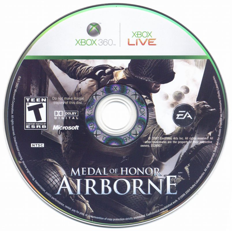 Medal of Honor: Airborne | Xbox 360 | physical media | region=North America | source-country=United States | zypher-v2 | moby-e063d9a6b62f | Data by MobyGames.com