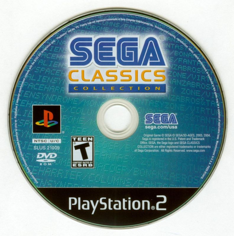 
Sega Classics Collection | PlayStation 2 | physical media | Data by MobyGames.com