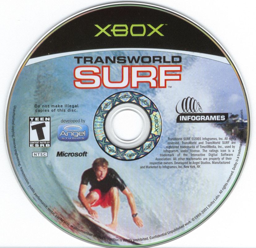TransWorld Surf | Xbox | physical media | moby-2d440b9c62ed | Data by MobyGames.com